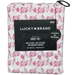 4PC Lucky Brand Cupid Heart Arrow Sword Valentine Queen Sheet Set Brushed Cotton. Fixed Price $54.99.