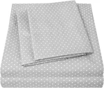 1500 Supreme Collection Queen Sheet Sets Polka Dot Gray - Luxury Hotel Bed. Fixed Price $52.99.