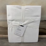 Pottery Barn Essential Sateen Flat Sheet Only Queen White Nwt Ob. Fixed Price $36.95.