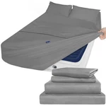 Moonsea Air Mattress Queen Set Deep Pocket - 4 Piece Bed S.... Fixed Price $37.15.