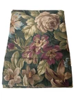 Vtg Ralph Lauren Edgefield Twin Flat Sheet Romantic Green Floral. Fixed Price $69.00.