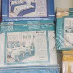 Bellft Super Soft 8PC Queen Sheet Set 100% Polyester White Blue Floral. Fixed Price $36.06.