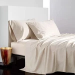 Donna Karan Ivory Indulgence Cotton/silk Flat Sheet, Us King Size. Fixed Price $139.66.