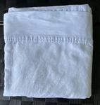 Lauren Ralph Light Blue Flat Sheet Queen Size Cotton Sateen. Fixed Price $14.00.