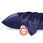 Bedsure Satin Pillowcases, Similar To Silk Queen (20" X 30"), 08 - Navy. Fixed Price $15.99.