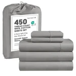 Lane Linen Split King Sheets For Adjustable Bed 450 Thread Count 100%. Fixed Price $76.05.