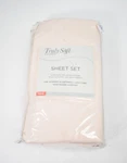 Truly Soft Everyday 3 Piece Twin Size Sheet Set Blush Pink Bedding Double Brush. Fixed Price $8.10.