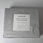 Nestwell Silky & Smooth Cotton Sateen 400 Thread Count Twin Xl Fitted Sheet. Fixed Price $44.99.