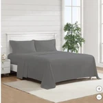 Jennifer Adams Sheet Set Gray Eternal Fitted Flat Pillowcase Wrinkle Resistant. Fixed Price $132.99.