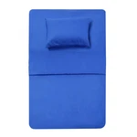 Best Season 400 Thread Count Cotton Twin Size Sheet Set Royal Blue Color 3. Fixed Price $62.74.
