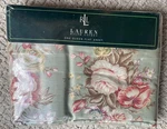 Ralph Lauren Charlotte Iv Green Floral Queen Flat Sheet 200 Thread Cotton New. Fixed Price $159.00.