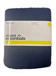 Room Essentials Jersey Sheet Set Navy Blue Size Full. Fixed Price $8.00.