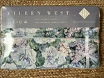 Eileen West Delphinium Ii Flat Sheet Queen Size Blue Purple Floral Cotton New. Fixed Price $78.00.