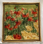 Belgium Woven Keukenhof Gardens Ii Tapestry Pillow Cover Charlotte Home 16". Fixed Price $24.00.