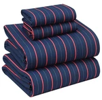 Ruvanti 100% Cotton Sheets Queen Size Set, 4 Pieces, Soft & Breathable Percale W. Fixed Price $64.53.