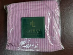Ralph Lauren Brittany Stripe Purple White Extra Deep King Fitted Sheet Nip 18". Fixed Price $189.45.