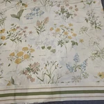 Jcpenney Botanical Queen Flat Sheet Percale Floral Geranium Aster Violet Poppy. Fixed Price $27.98.