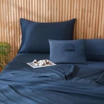 Jsd 100% Cotton Set Queen, Navy Blue Sateen Sheets, 300 Thread Count So.... Fixed Price $93.87.