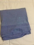 Lrl Ralph Lauren Blue Narrow Stripe Twin Flat Sheet See Desc. Fixed Price $24.99.