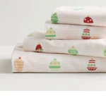 Cuddl Duds Microfiber Sheet Set Pink Plaid Ornaments Christmas Queen. Fixed Price $59.99.