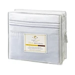 New Clara Clark 1800 Premier Deep Pocket 4 Piece Bed Sheet Set, King Size, White. Fixed Price $37.99.
