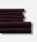Ienjoy Home Purple Premium Ultra Soft 6-PIECE Bed Sheet Set Size, Queen. Fixed Price $31.05.