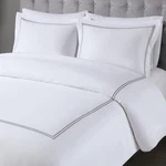 Frette One Bourdon King Percale Sheet Set 4PC. Fixed Price $206.72.
