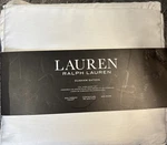 Ralph Lauren 4 Pc Cal. King 300 Tc Soft Dunham Cotton Sateen Gray Sheet Set New. Fixed Price $113.99.