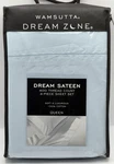 Wamsutta Dream Zone 400 Queen Size Sheet Set Cotton Sateen Piece Blue. Fixed Price $128.08.