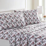 King Size Rose Bloom Bedding Set 4-PIECE Deep Pocket Sheets & Pillowcases. Fixed Price $35.06.