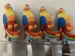 Vtg Set Island Paradise Parrot Spreaders Stainless Steel Blades Open Box Target. Fixed Price $13.59.