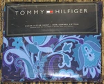 Tommy Hilfiger Calypso Queen Fitted 100% Cotton Sheet Sabana Cajon 60X80. Fixed Price $80.00.