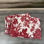 Pottery Barn Sorrel King Pillowcases SET/2 Red Ivory Washed Used Read. Fixed Price $36.95.