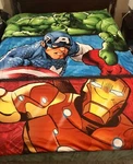Marvel Avengers Assemble Twin Set Flat & Fitted Sheets Pillowcase-bedspread. Fixed Price $13.99.