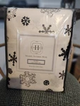 Modern Southern Home Flannel Sheet Set Snowflakes. Fixed Price $44.95.