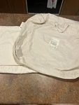 2 Coyuchi Linen Bags For King Quilt/one Molded Pillow. Fixed Price $49.99.