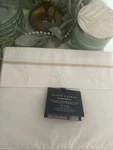 Ralph Lauren Organic Sateen Cotton Flat Sheet Only Twin White/sand Dune $125. Fixed Price $31.96.