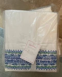 Pottery Barn & Lilly Pulitzer Shell Of Time Queen Sheet Set Tropical Blue. Fixed Price $148.78.