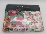 Ralph Lauren 1987 "allison" Floral Blue Bow Queen Flat Sheet. New In Package.. Fixed Price $129.99.