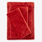 Brylanehome Bh Studio 4 Piece Microfleece Sheet Set - Queen, Paprika. Fixed Price $63.97.
