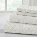 Printed 4-PIECE Extra Soft Bedding Sheets & Pillowcase Set, Deep Pocket Up To.... Fixed Price $24.93.