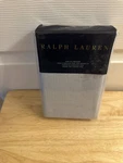 New Ralph Lauren Indigo Montauk Chambray Blue Cream Stripes King Pillowcases. Fixed Price $56.39.