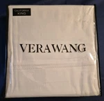 Vera Wang Simple Dot California King Bed Sheet Set Cotton White. Fixed Price $50.00.