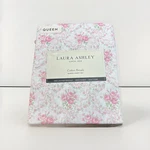 Laura Ashley Queen Size Sheet Set Pink Floral 4PC Percale Cottagecore Nwt. Fixed Price $79.99.