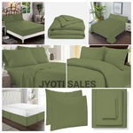 Select Bedding Set - Sheets/duvet Covers/bed Skirt/pillow Cases Moss Solid. Fixed Price $72.55.