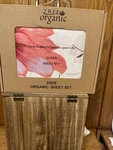 Tree Organic Queen Size Sheet Set Cotton. Fixed Price $50.00.
