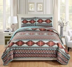 Rugs 4 Less Rustic Southwestern Quilt Stitched Bedspread Bedding Set. Fixed Price $59.69.