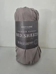 Cosy House Collection Luxury Bamboo 3-PIECE Sheet Set Twin Xl Gray Nwt. Fixed Price $24.99.