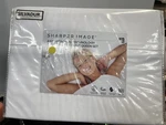 Sharper Image White Solid 1000 Thread Count Queen Sheet Set New. Fixed Price $78.00.