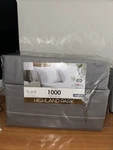 Highland Park 1000 Thread Count Pima Cotton 6-PIECE Sheet Set Grey Queen. Fixed Price $85.00.